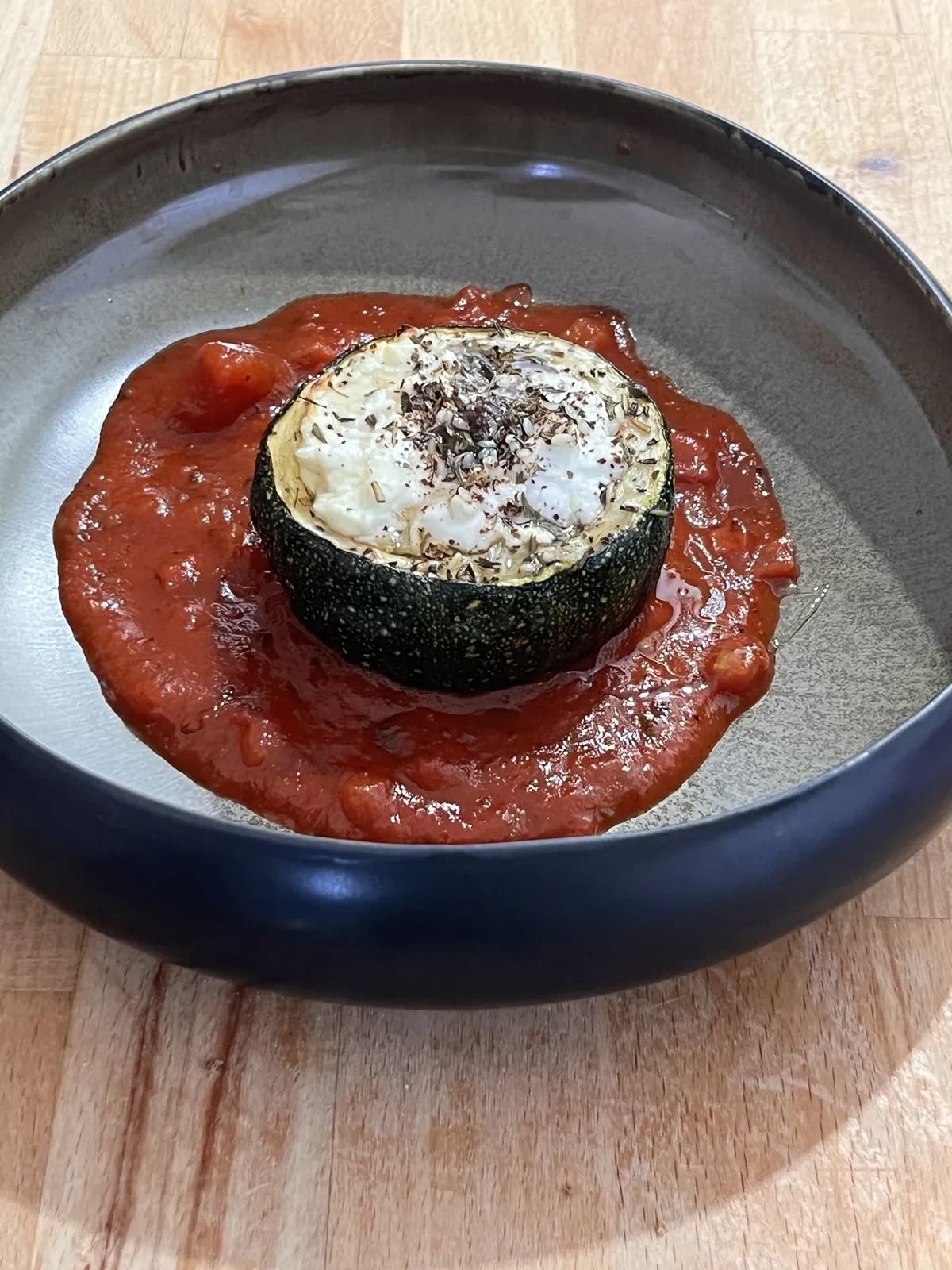 Courgettes au chèvre frais, recette minceur de Laurence