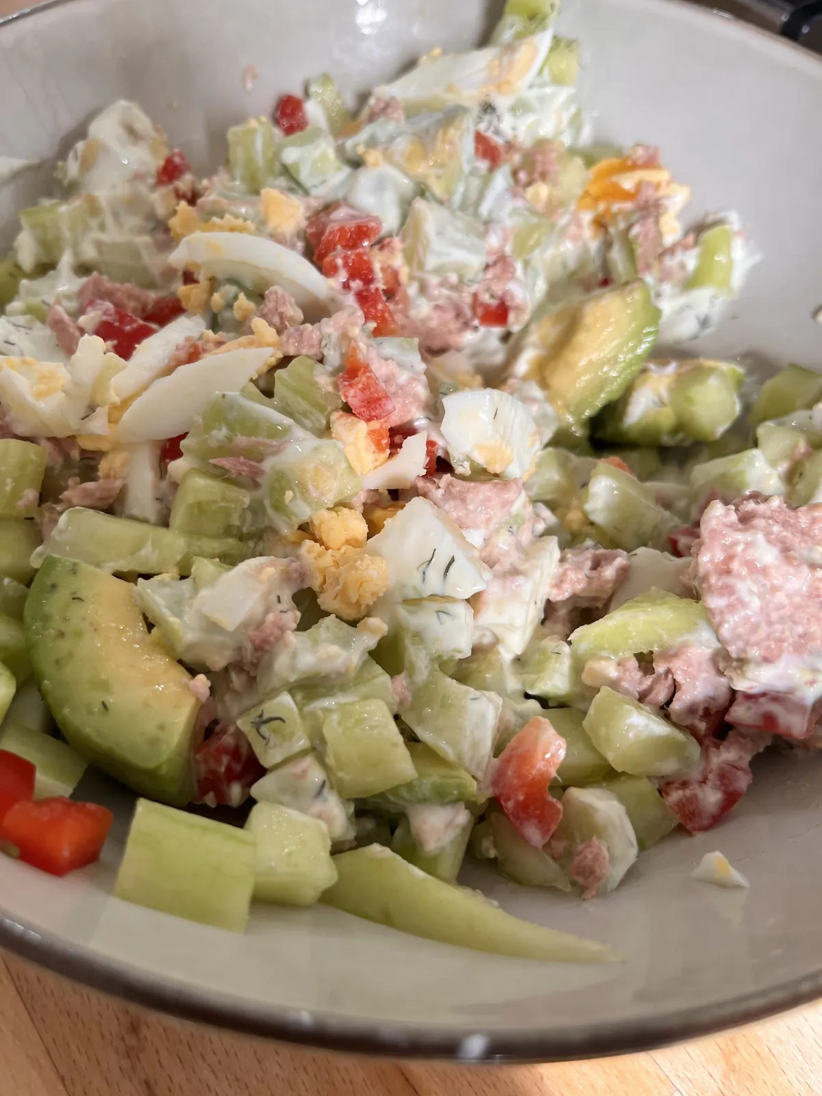 American tuna salad, photo de la recette