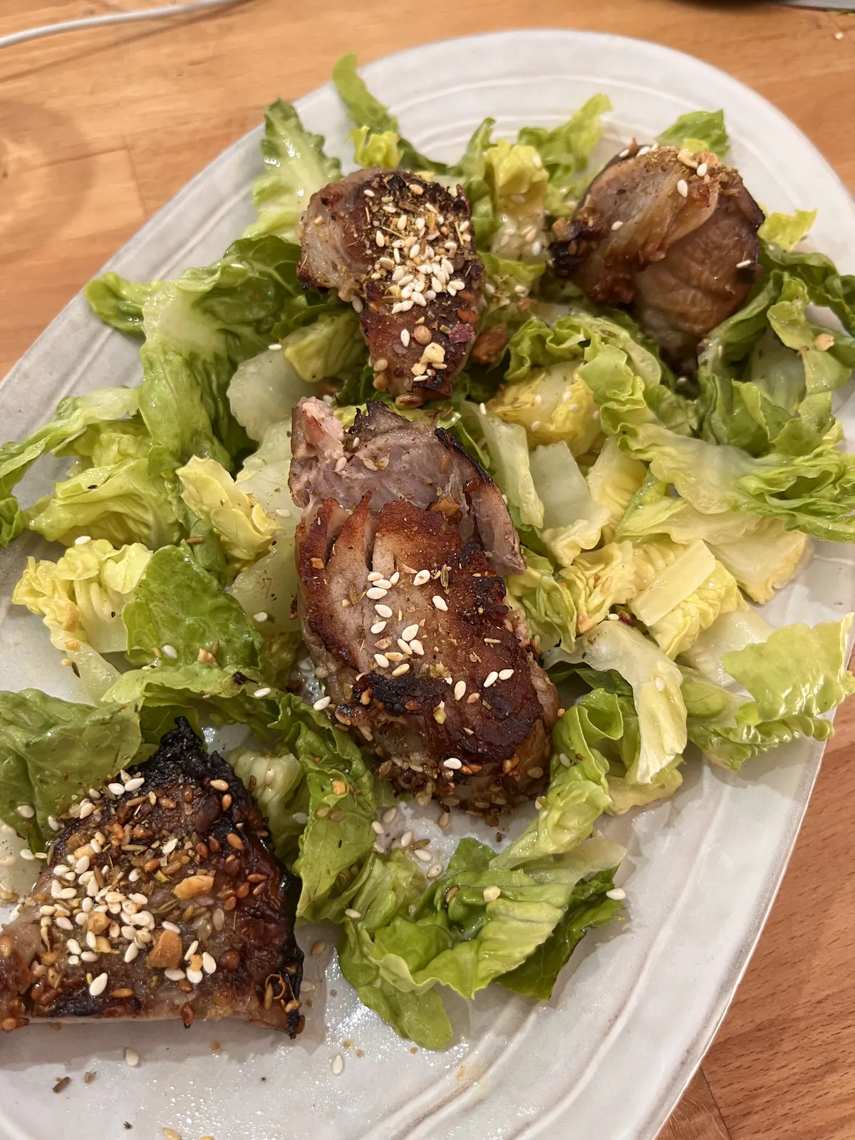 Filet mignon parfumé au miel et à la Dukkah, recette minceur de Laurence