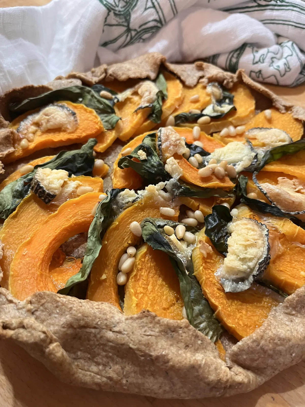 La tarte rustique d'automne, recette minceur de Laurence