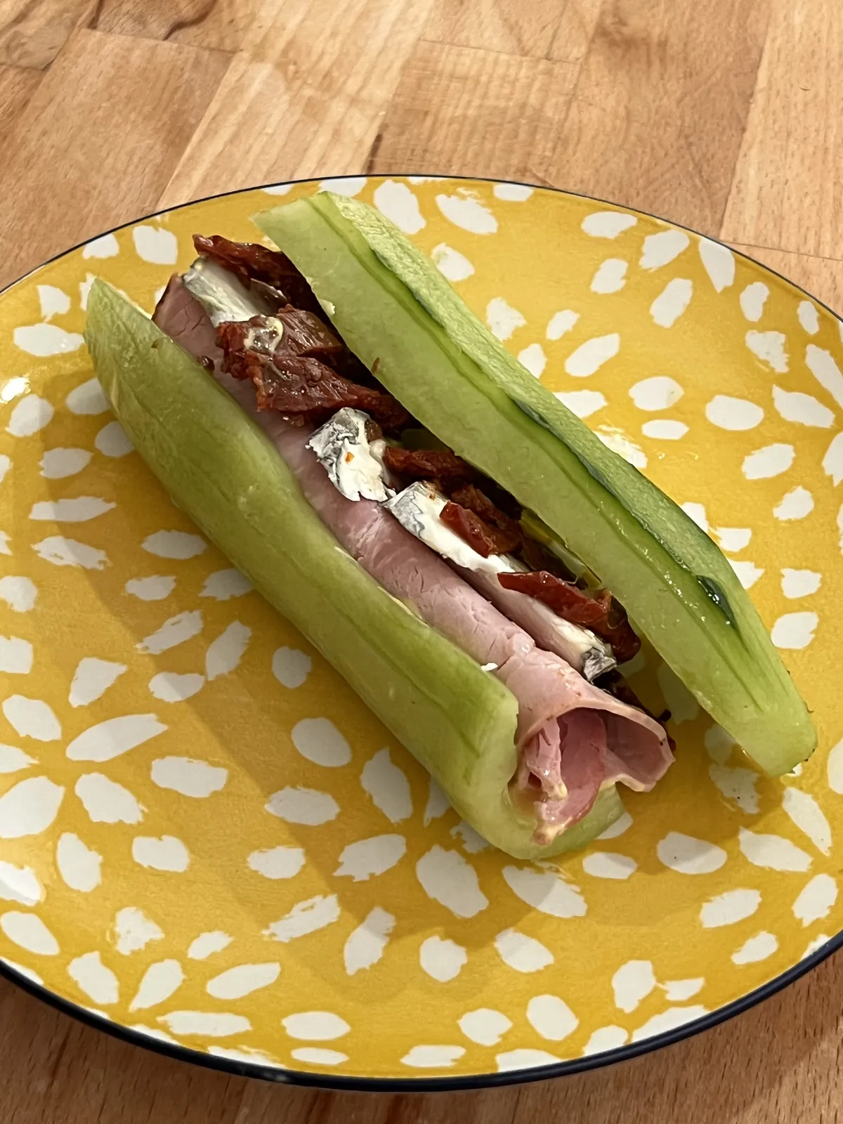 Sandwich de concombre, recette minceur de Laurence